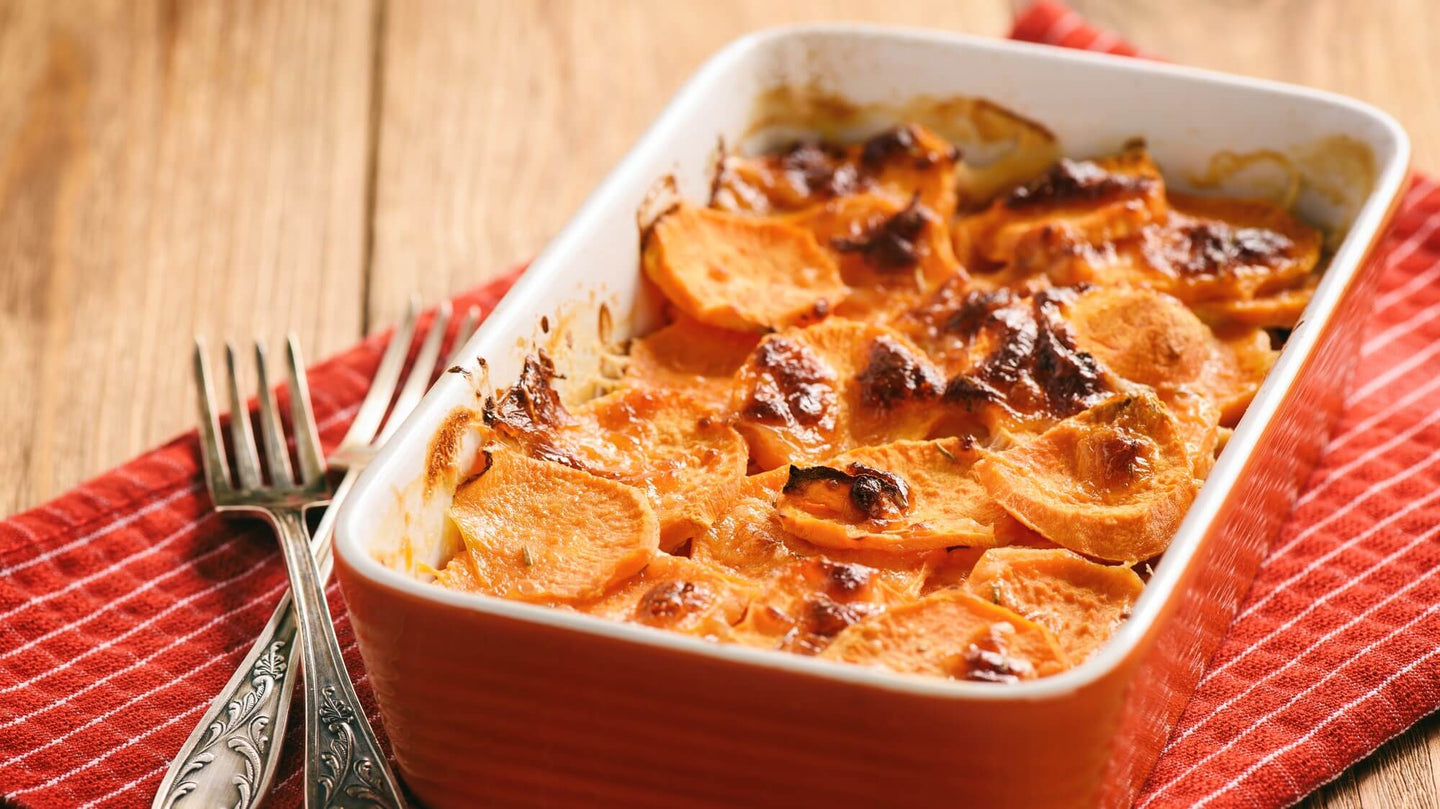 Healthy Sweet Potato Casserole