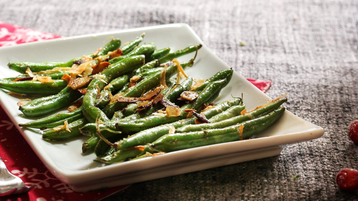 Green Beans with Garlic & Onion