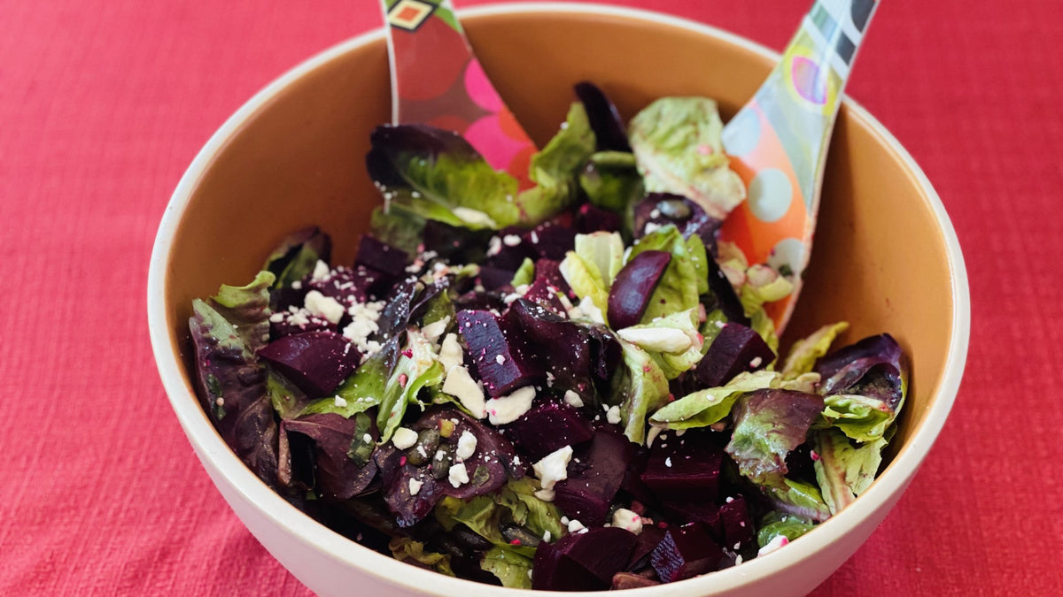 Beet Salad with Toasted Pumpkin Seeds