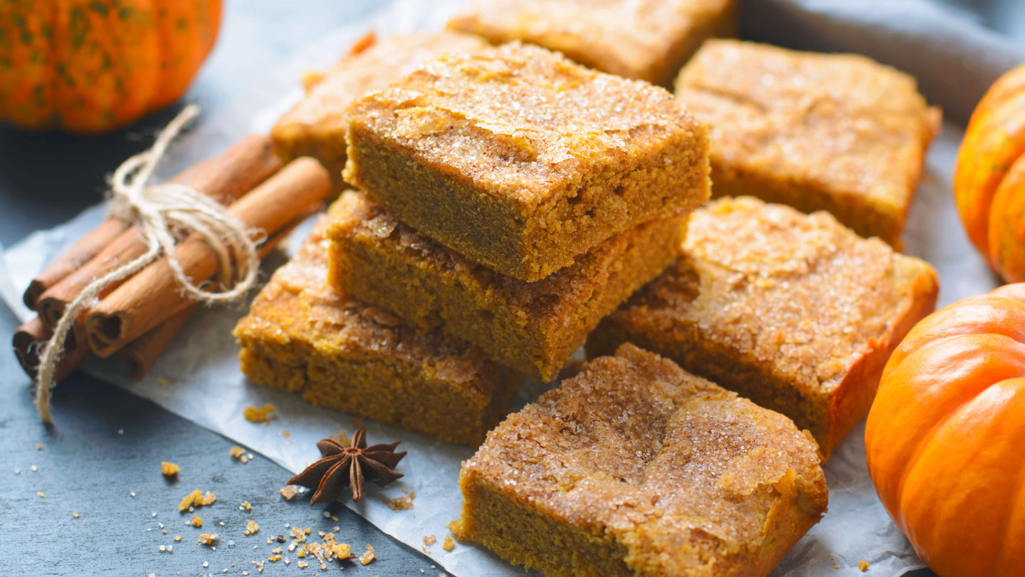 Chickpea Pumpkin Blondies