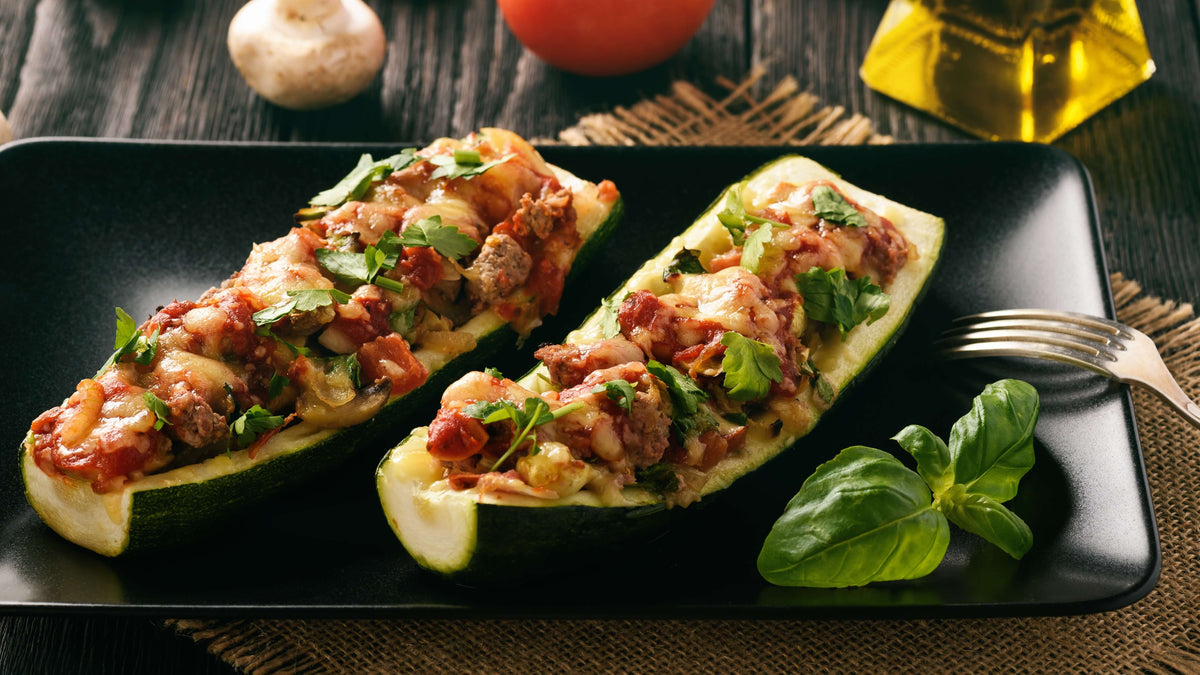 Quick & Easy Zucchini Boats