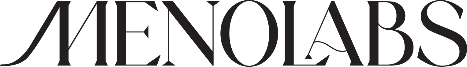 MenoLabs wordmark logo black