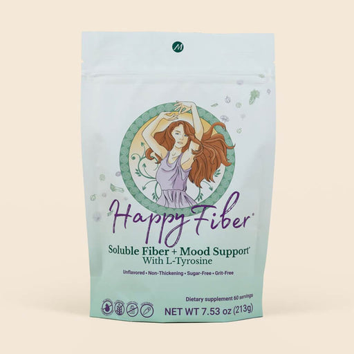 Happy Fiber Daily Fiber Supplement with Mood Support