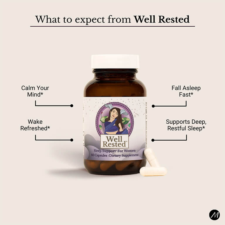  MENOLABS Well Rested All Natural - Supports Healthy Rest - 60  Capsules (30-Day Supply) : Health & Household